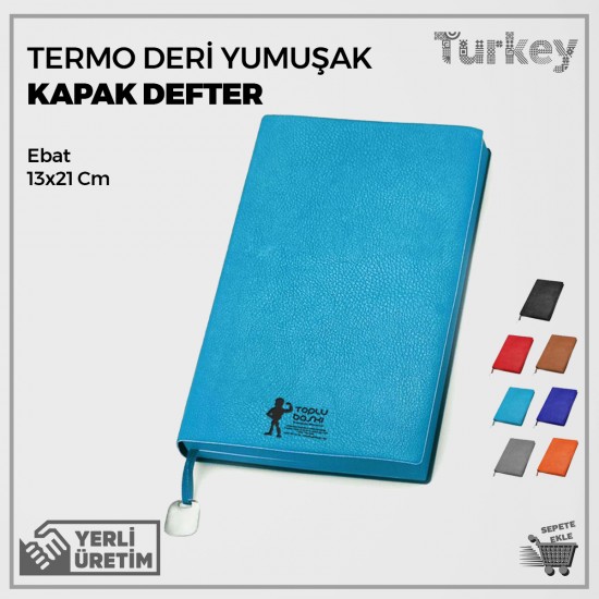 Termo Deri Yumuşak Kapak Defter